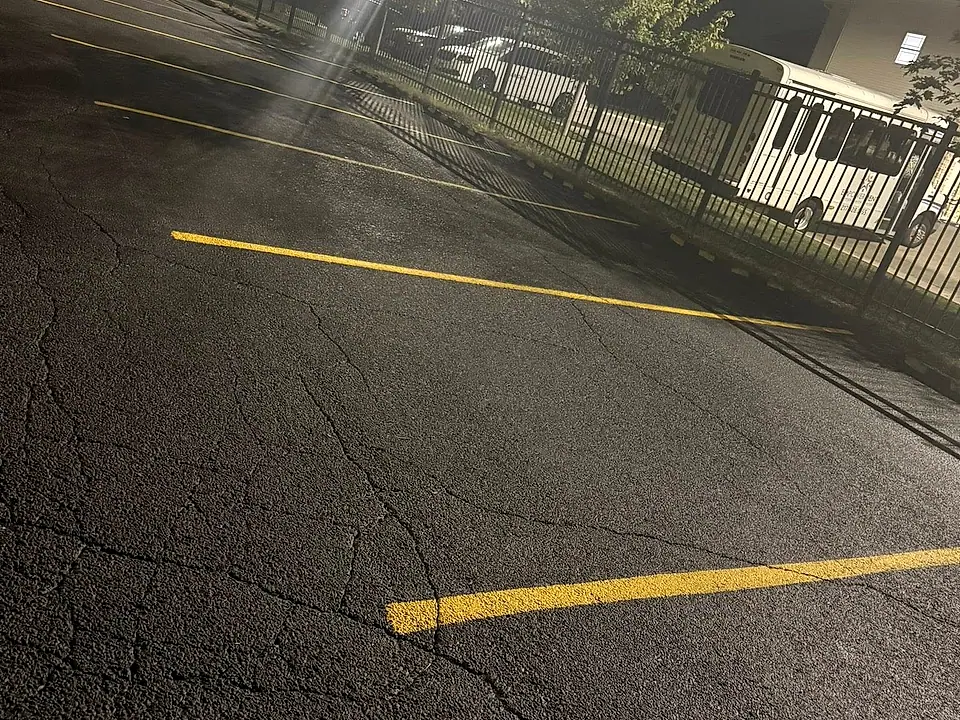 Commercial lot cluster, sealed surface